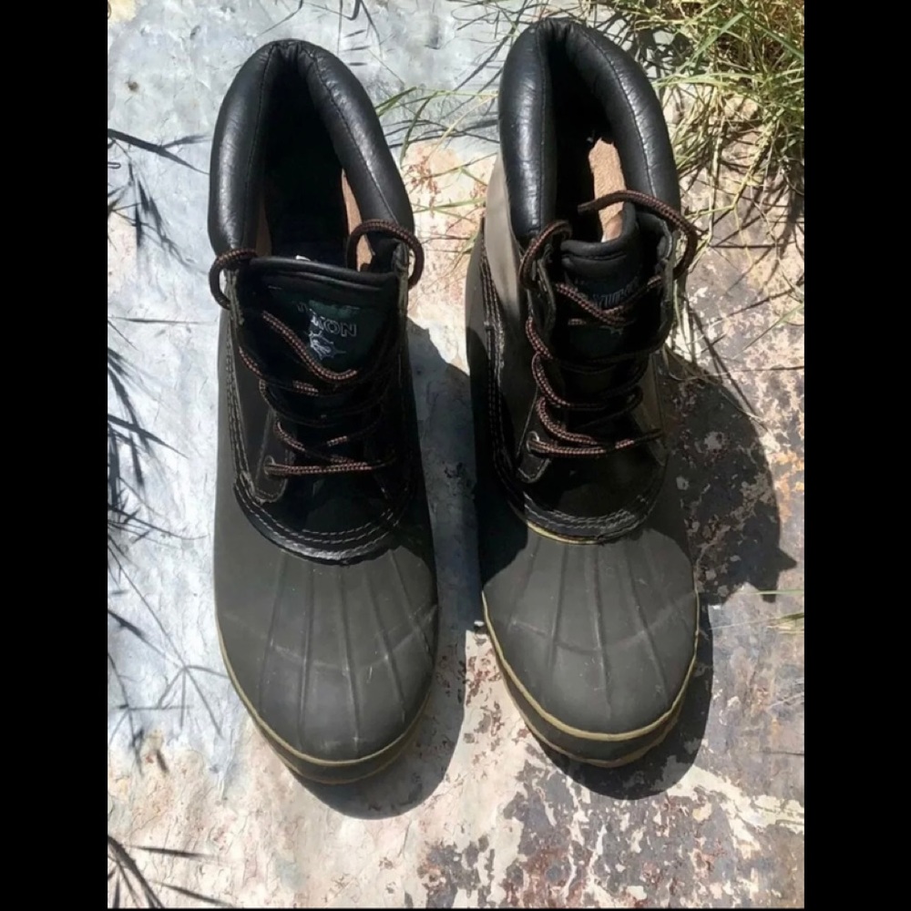 LAST CHANCE SALE Yukon Adventurer Boots Waterproof Rain Steel Shank Black 12M